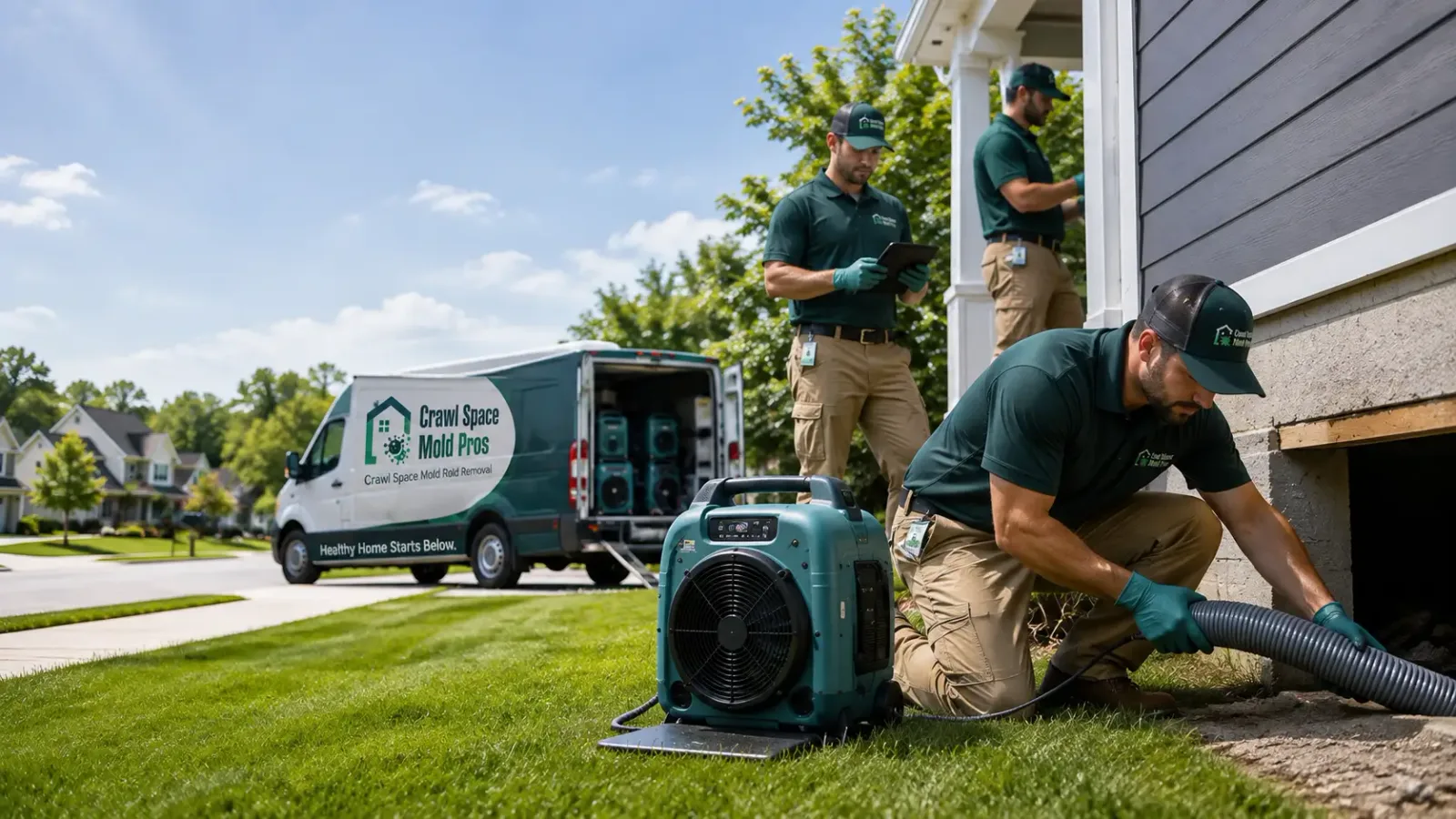 Crawl Space Mold Removal in Ogden, AR